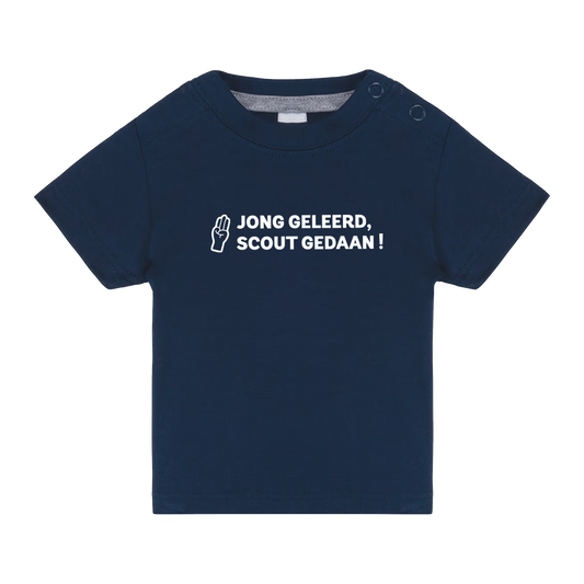 T-Shirt Jong geleerd, scout gedaan