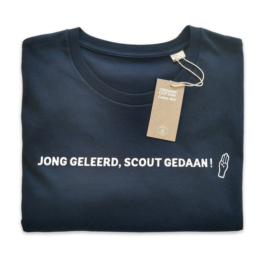 T-Shirt Jong geleerd, scout gedaan
