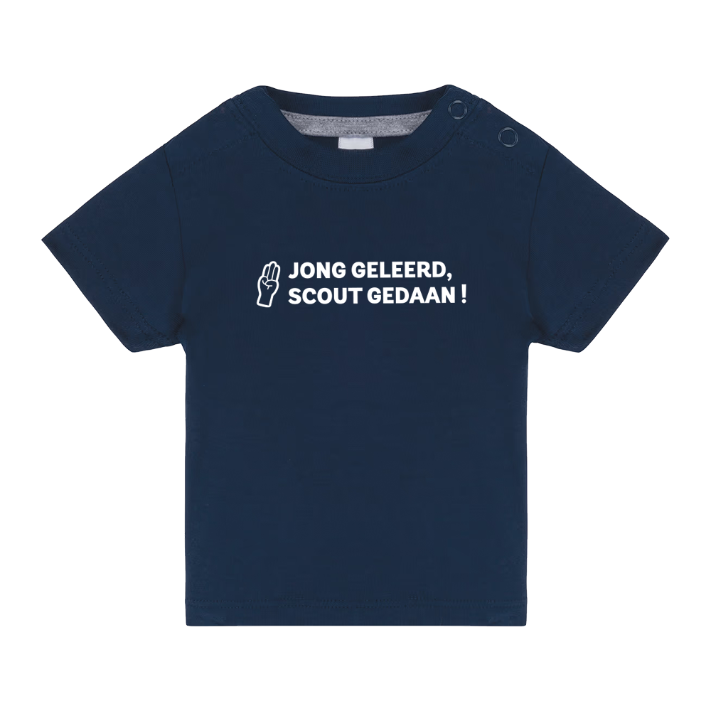 T-Shirt Jong geleerd, scout gedaan